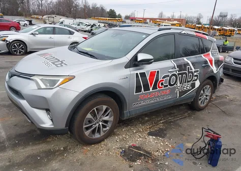 2017 Toyota Rav4 Hybrid Xle из США, поврежденный, VIN JTMRJREV3HD088401